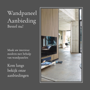 Wandpanelen aanbieding