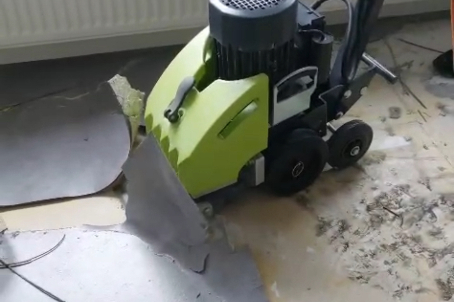 PVC vloer leten verwijderen